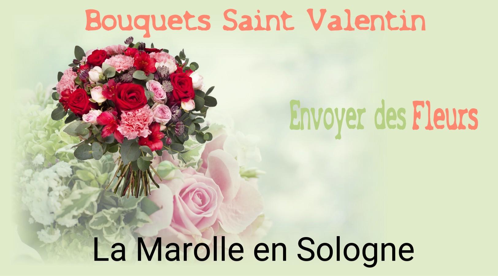 Roses de Saint-Valentin livrées à La Marolle-en-Sologne